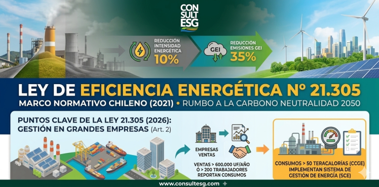 Ley 21.305 Eficiencia Energética (2021)